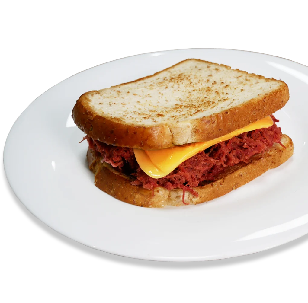 Cheesy Corned Beef Sandwich